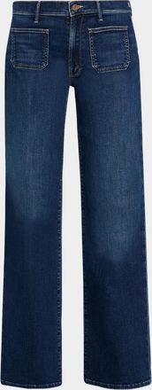 Mother The Patch Pocket Mid-Rise Maven Sneak Jeans