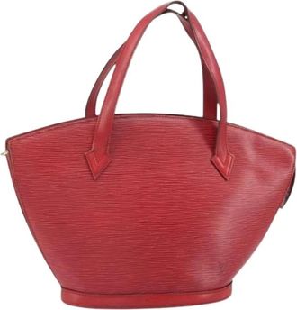 Louis Vuitton Pre-owned Vintage Handtas - Dames - Vintage Handtas - Rood - ONE Size - Leer - Vintage
