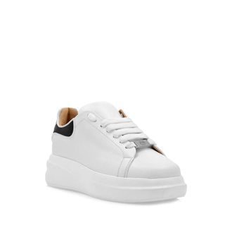 Philipp Plein Leather Low-Top Sneakers - White