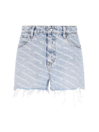 Alexander Wang Denim Shorts - Light Blue