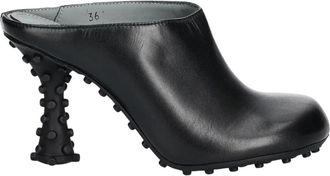 Sunnei Sunnei, Schoenen, Dames, Zwart, 36 EU, Leer, 1000Chiodi