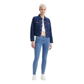 Levi's Dames/Dames 710 Super Skinny Jeans (Blauw)