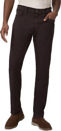 Paige Transcend Federal Slim Straight Jean In Deep Chocolate