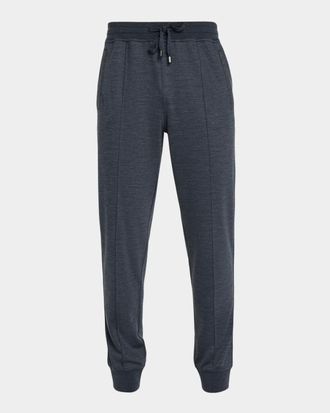 Stefano Ricci Men & apos;s Wool-Nylon Drawstring Sweatpants