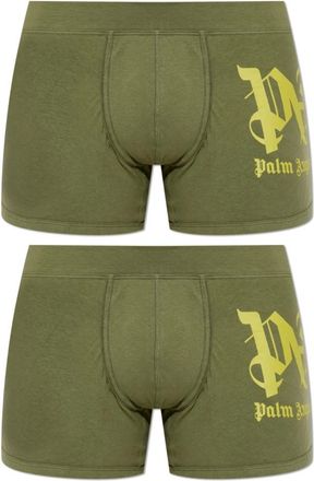 Palm Angels Uomo, Mutande, Verde, L, new