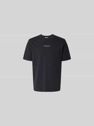 Maison Kitsun&eacute; Regular Fit T-Shirt aus Baumwolle in Black, Gr&ouml;&szlig;e XL