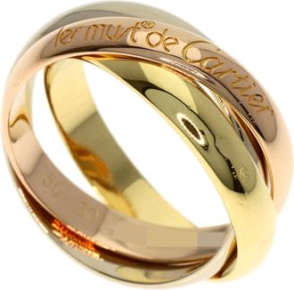 Cartier Yellow Gold (18K) Pink Gold (18K) White Gold (18K) Band Ring (Pre-Owned)