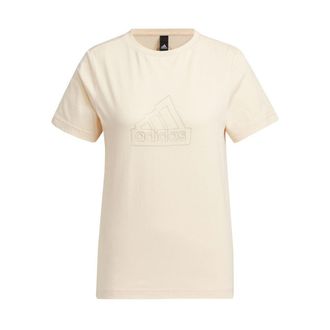 adidas (WMNS) adidas Tech Bos T-Shirt Asia Sizing Beige IM8839