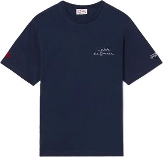 MC2 Saint Barth Portofino T-Shirt - Heren - T-shirts - Blauw - 2XL - Katoen - Tops
