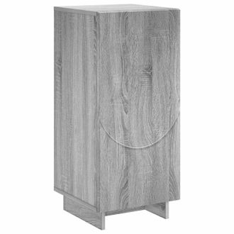 vidaXL Aparador Sonoma Gris 33,5 X 34,5 X 75 Cm Madera De Ingenier&iacute;a Vidaxl