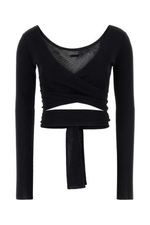 Ferragamo Zwarte Viscose Cardigan