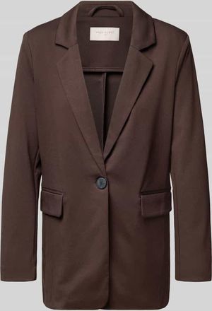 Freequent Regular Fit Blazer mit Pattentaschen Modell Nanni in Dunkelbraun, Größe XXL