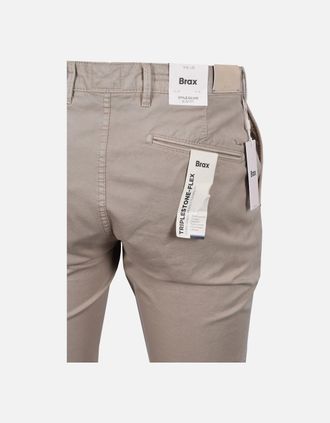 Brax Mens Brax Silvio Cotton Chino Stone - Cream - Size: 34