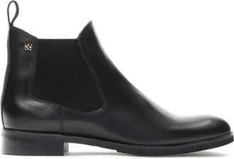 Kazar Dames zwarte Chelsea laarzen - Dames - Chelseaboots - Zwart - 37 EU - Leer - Schoenen