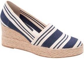 Andr&eacute; Assous Patti Espadrille Wedge in Navy Multi at Nordstrom Rack, Size 10