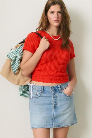 Levi's Icon Skirt - Women - 23 - Medium Wash / Aligned Smoke