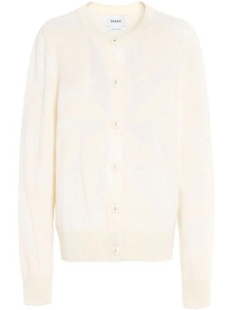 Barrie Ultra-fine cardigan - women - Cashmere/Cotton - L - White
