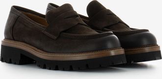 Stimm Mocassini nabuk caffè