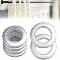 OEM 50 Anillas Para Cortinas De Acero Inoxidable, 40 Mm, Anillas Para Barra De Cortina De Acero Inoxidable, Color Plata - Crezuo
