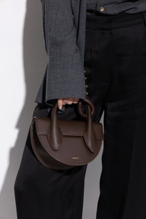 Yuzefi Pretzel Handbag, Womens, Brown