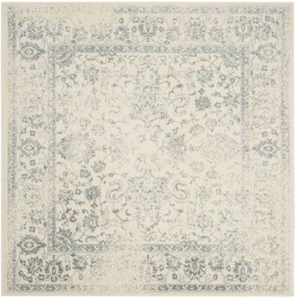 Safavieh Alfombra marfil/pizarra 183 x 183 cm
