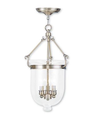 Livex Lighting Livex Jefferson 3-Light Antique Brass Chain Lantern