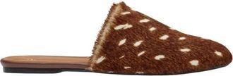 ATP Atelier Forcola Slip-in Flat - Dames - Pantoffels - Bruin - 37 EU - Leer - Schoenen