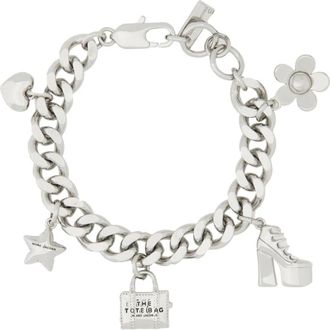 Marc Jacobs Mini Icon Bedel Armband - Dames - Armbanden - Grijs - ONE Size - Accessoires