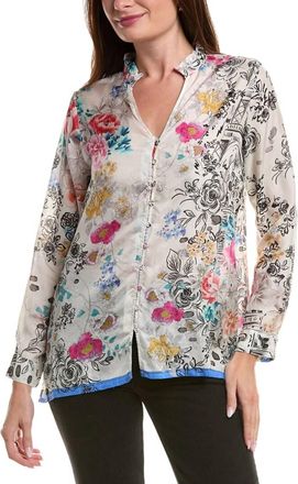 Johnny Was Dierdre Shirt In Laville Scarf