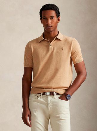 Polo Ralph Lauren Polo Shirt Ralph Lauren - Mens 100% cotton fine-knit Polo Shirt