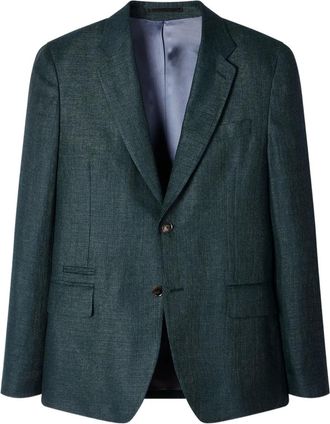 Paul Smith Jack met slub textuur - Groen