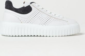 Hogan Sneakers H-Stripe Hogan in pelle a grana con logo traforato