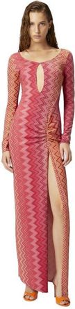 Missoni Cover Up Dress In Stretch Nylon Zig Zag Lamé in Red at Nordstrom, Size 46 It