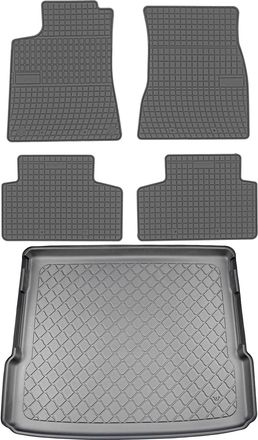 OEM Juego De Alfombrillas De Goma Para Coche Y Alfombrilla Para Maletero Para Mercedes Glb X247 Crossover (a Partir De Noviembre De 2019)