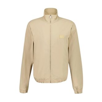 Dolce & Gabbana Light Jackets, male, Beige, M, Nylon Canvas Jacket