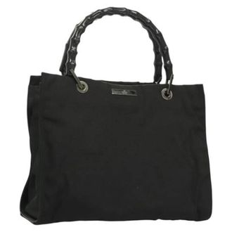 Gucci Pre-owned Nylon handbags - Dames - Vintage Handtas - Zwart - ONE Size - Nylon - Vintage