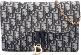Dior Pre-owned Cross Body Bags, female, Multicolor, Size: ONE SIZE Pre-owned Canvas Crossbody Bag