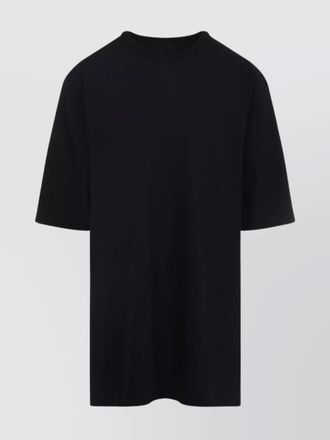 Rick Owens cotton oversized crew neck short sleeve t-shirt