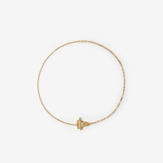 Burberry Shield Necklace, Size: 38
