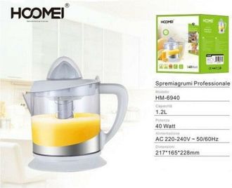 Trade Shop Trade Shop - Spremiagrumi Elettrico Professionale Limoni Arance 1,2l 40 Watt Hoomei Hm-6940