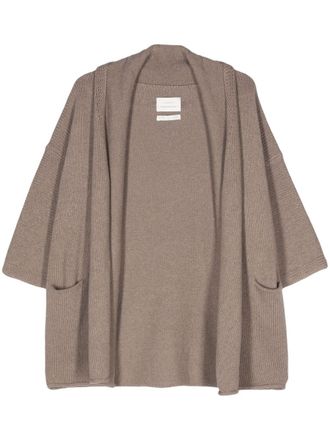 Lauren Manoogian chunky-knit cotton cardigan - Brown