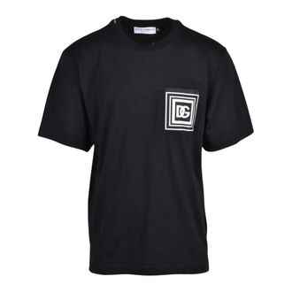 Dolce & Gabbana Heren, Tops, Zwart, Maat: XL Katoen