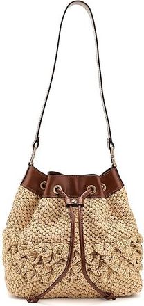 Patricia Nash Belamy D/S Cross Body Womens Handbags Natural, Full Grain leather