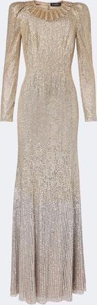 Jenny Packham Sisi crystal-embellished gown