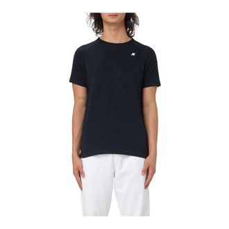 K-Way T-Shirts, male, Black, S, Short Sleeve Crew Neck Tee