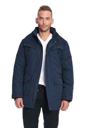 Alpine North FRASER - Vegan Down Winter Parka with Removable Hood in Navy at Nordstrom, Size Xx-Large