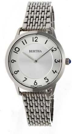 Bertha Sunglasses Abby Silver Dial Ladies Watch BR6801