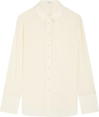 Joseph Joe Silk-crepe Shirt - Ivory - 44 (UK16 / XL)