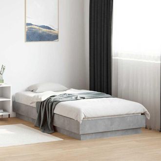 vidaXL Giroletto Grigio Cemento 90x190 cm in Legno Multistrato - Vidaxl