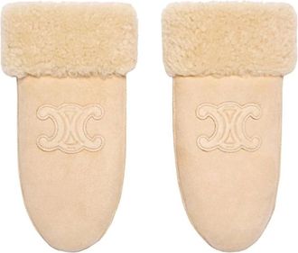 Celine Celine - Guanti - Dames - Accessoires - Beige - Maat: S